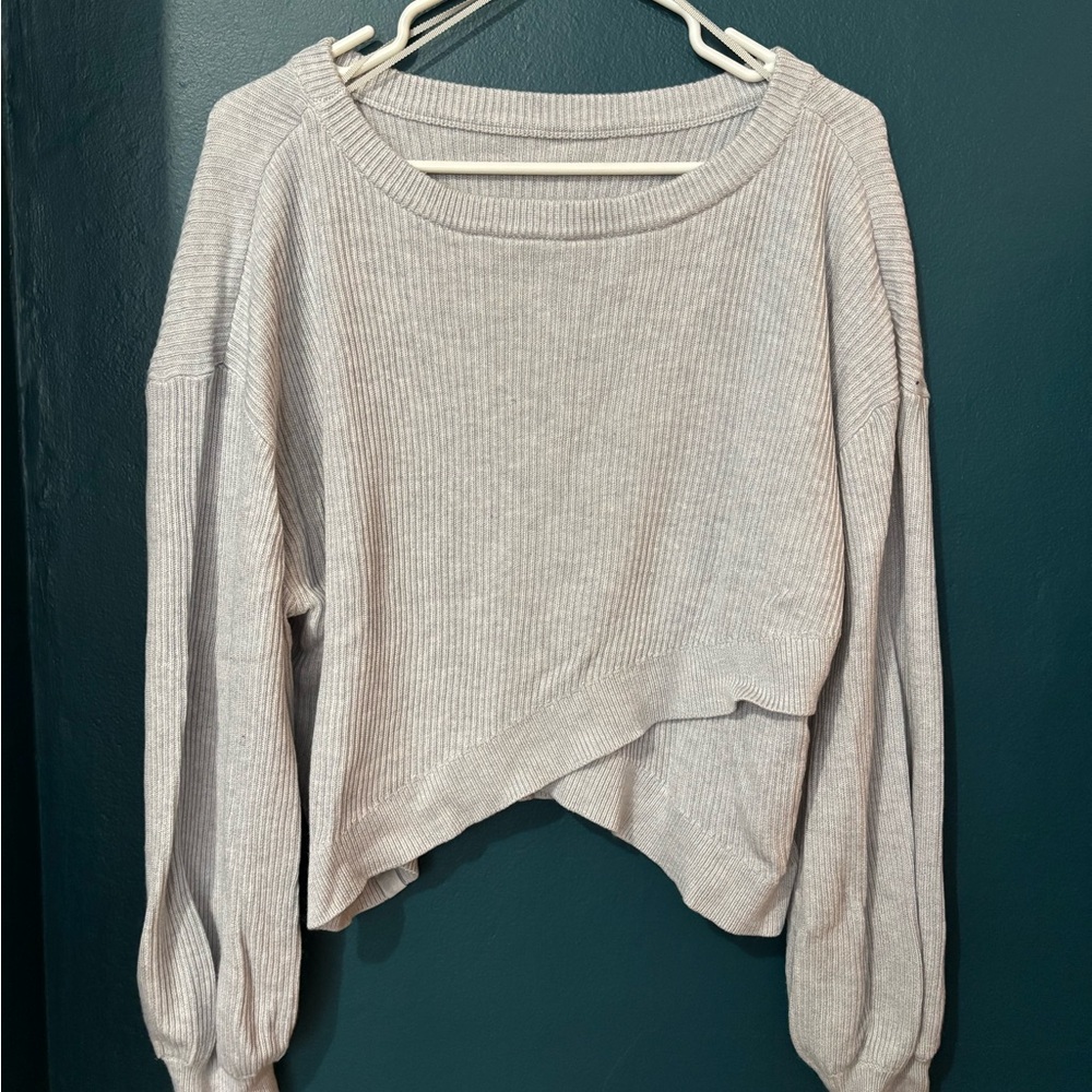 Lululemon reversible crossover sweater